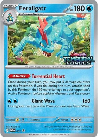 Feraligatr 089 89 Sv Scarlet Violet Promo Cards Holofoil