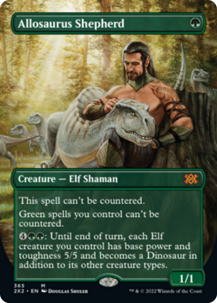 Allosaurus Shepherd (2X2-365) - Double Masters 2022 (Borderless) Foil