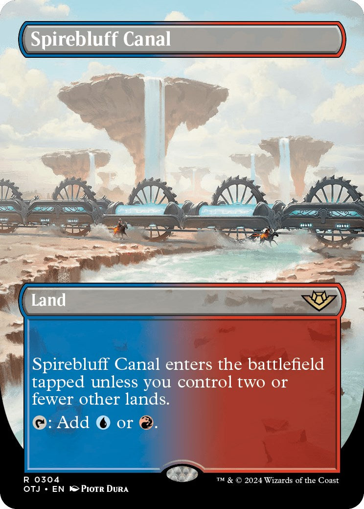 Spirebluff Canal (Borderless) - 304 - (Outlaws of Thunder Junction)