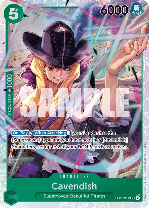 Cavendish - EB01-012 - (Extra Booster: Memorial Collection)