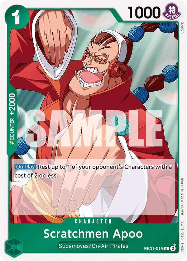 Scratchmen Apoo - EB01-015 - (Extra Booster: Memorial Collection)