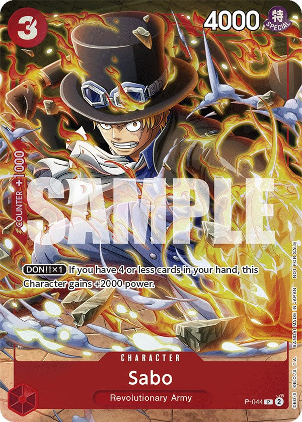 Sabo (Event Pack Vol. 4) - P-044 - (One Piece Promotion Cards)