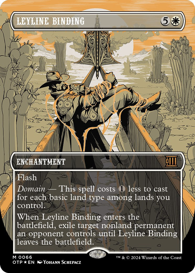 Leyline Binding (Textured Foil) - 66 - (Outlaws of Thunder Junction: Breaking News)