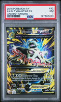 M Tyranitar EX Full Art PSA 7 2015 Pokemon XY Ancient Origins #92