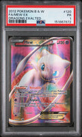 Mew EX Full Art PSA 1 2012 Pokemon Black & White Dragons Exalted #120 POP 19