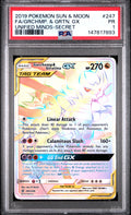 Garchomp & Giratina GX Full Art Secret PSA 1 Sun & Moon Unified Minds #247 POP 2