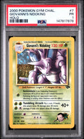 Giovanni's Nidoking Holo PSA 1 2000 Pokemon Gym Challenge #7 LOW POP