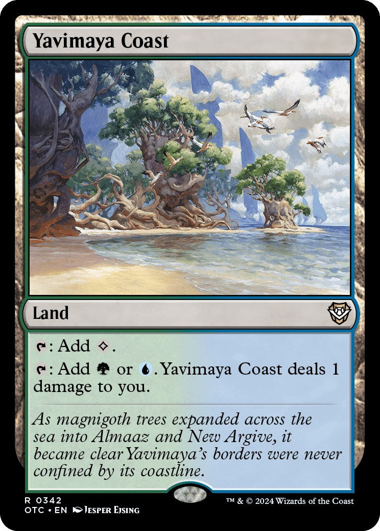 Yavimaya Coast - 342 - (Commander: Outlaws of Thunder Junction)