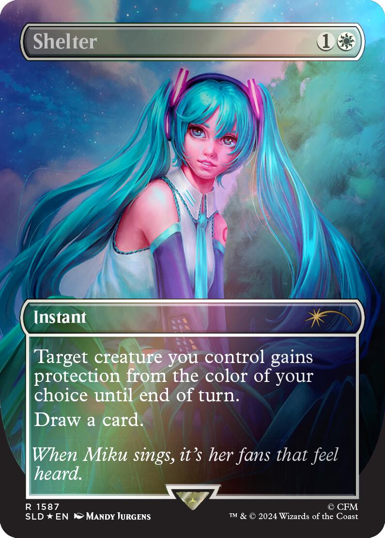 Shelter (Rainbow Foil) - 1587 - (Secret Lair Drop Series)
