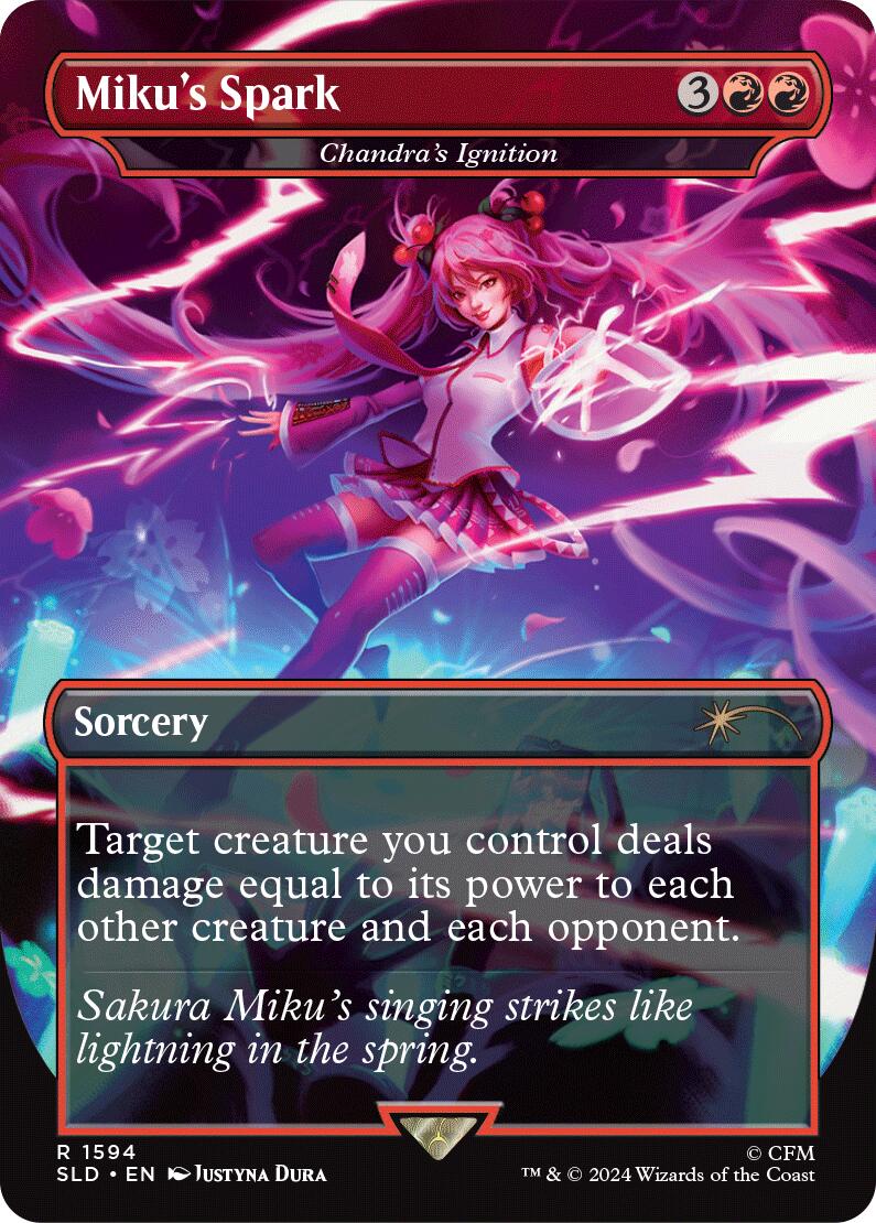 Miku's Spark - Chandra's Ignition - 1594 - (Secret Lair Drop Series)