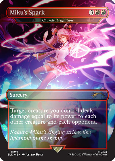 Miku's Spark - Chandra's Ignition (Rainbow Foil) - 1594 - (Secret Lair Drop Series)