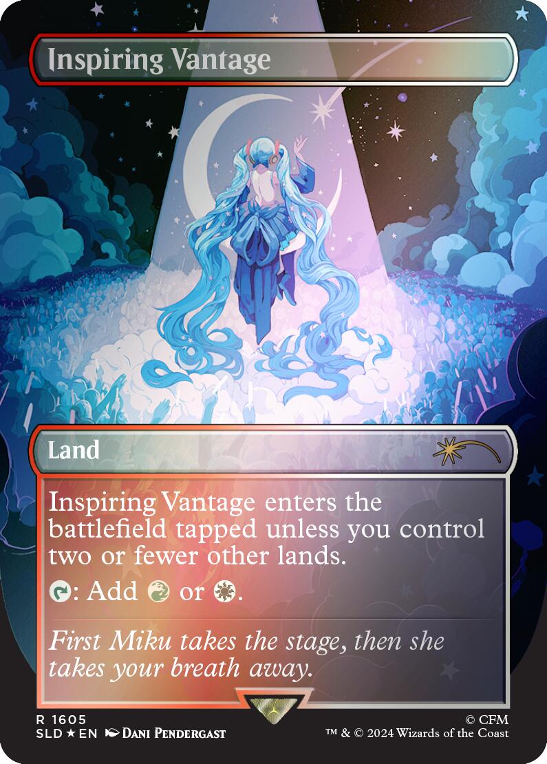 Inspiring Vantage (1605) (Rainbow Foil) - 1605 - (Secret Lair Drop Series)