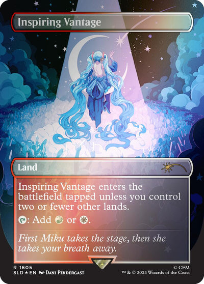 Inspiring Vantage (1605) (Rainbow Foil) - 1605 - (Secret Lair Drop Series)