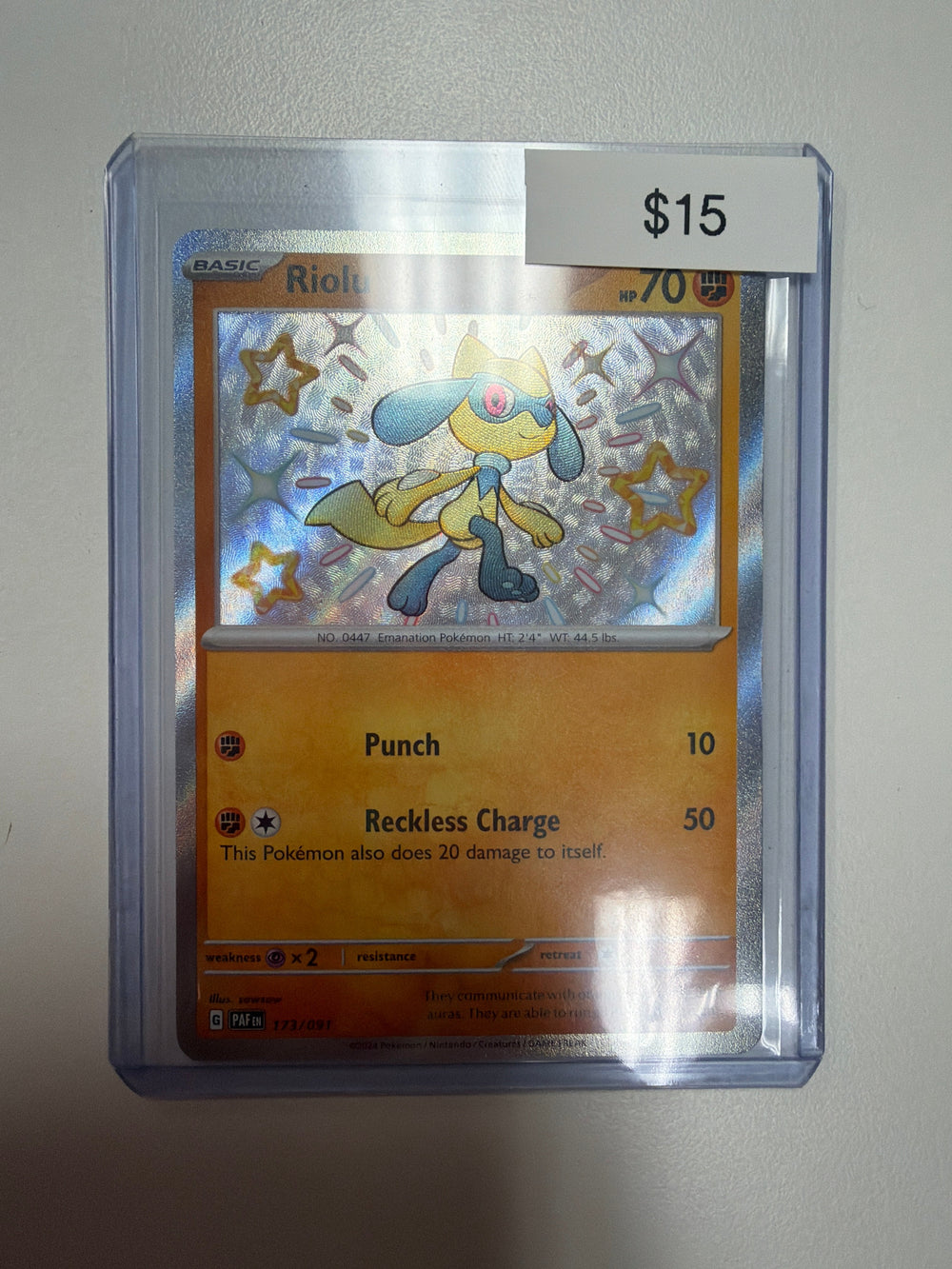 Pokemon Riolu 173/091