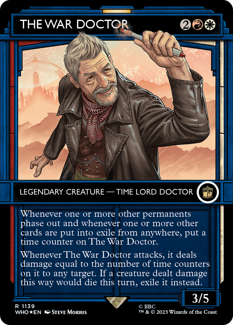 The War Doctor (WHO-1139) - Doctor Who: (Showcase) (Borderless) Foil
