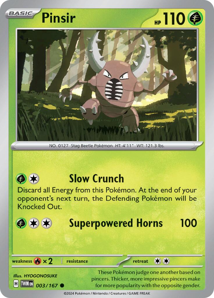 Pinsir - 003/167 - 003/167 - (SV06: Twilight Masquerade)