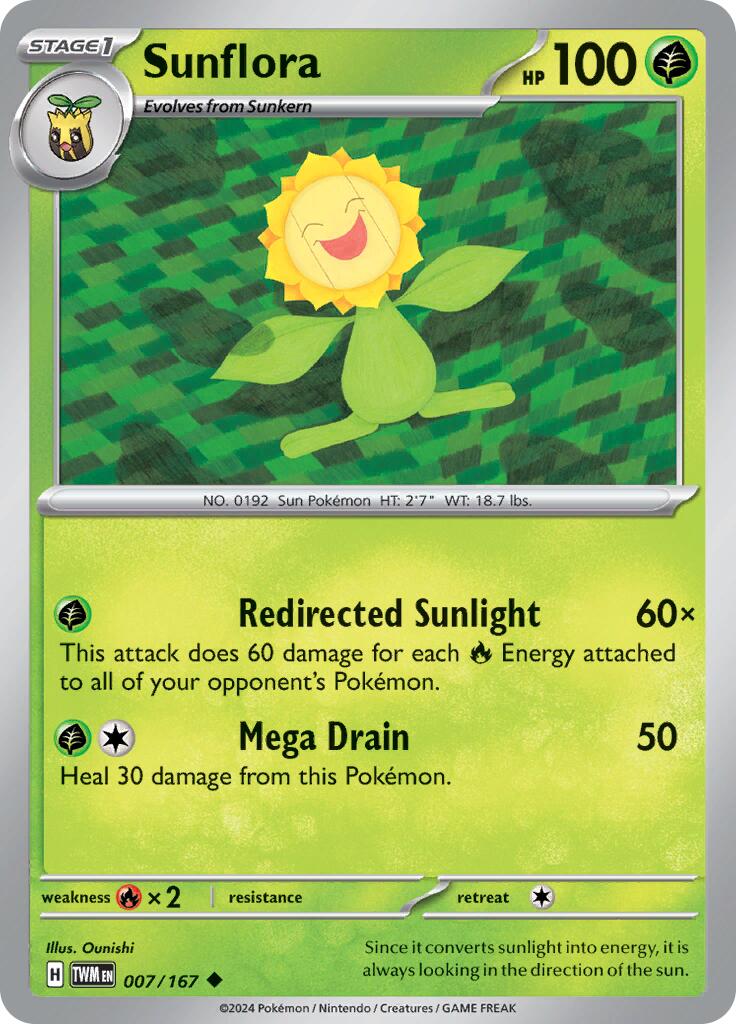 Sunflora - 007/167 - 007/167 - (SV06: Twilight Masquerade)
