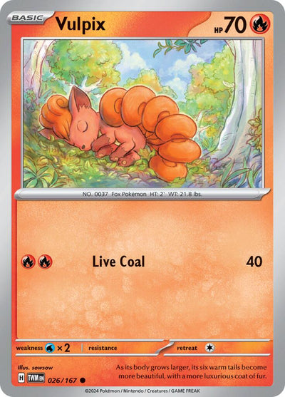 Vulpix - 026/167 - (SV06: Twilight Masquerade)