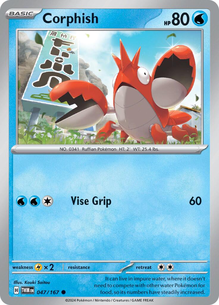 Corphish - 047/167 - (SV06: Twilight Masquerade)