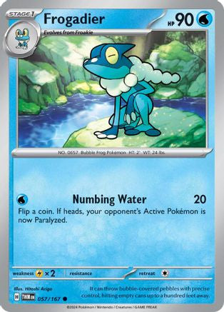 Frogadier 57 Sv06 Twilight Masquerade Reverse Holofoil