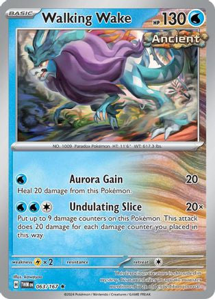 Walking Wake 63 Sv06 Twilight Masquerade Holofoil