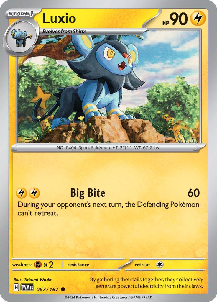 Luxio - 067/167 - (SV06: Twilight Masquerade)