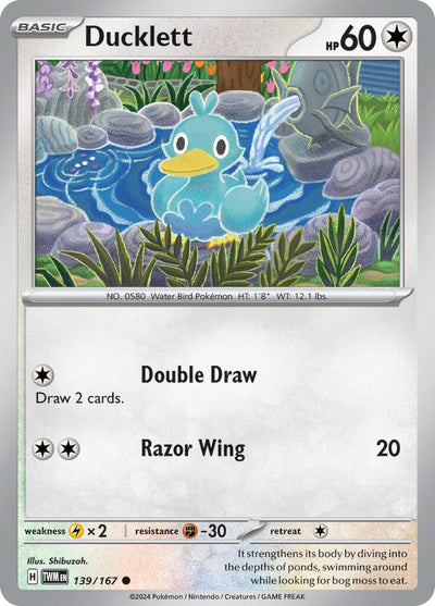 Ducklett - 139/167 - (SV06: Twilight Masquerade)