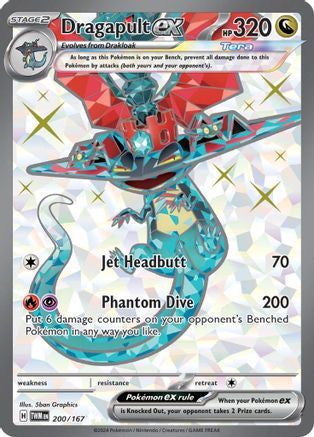 Dragapult Ex 200 Sv06 Twilight Masquerade Holofoil