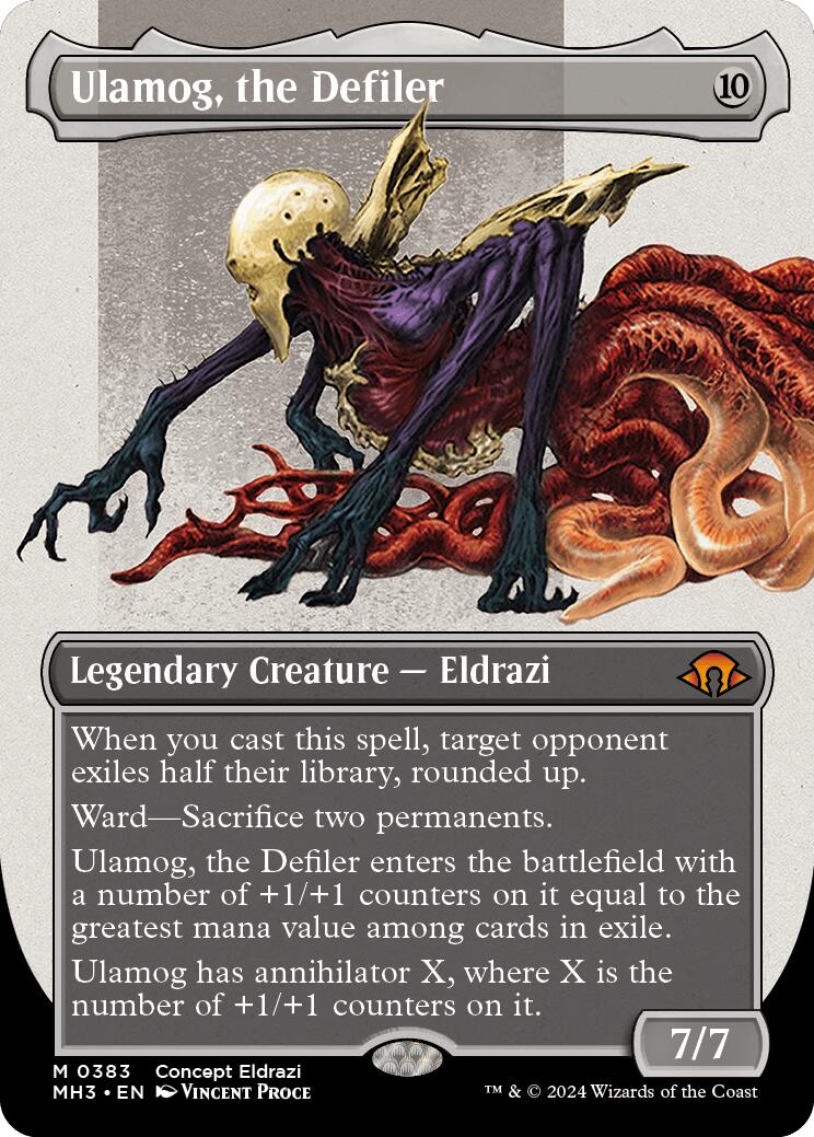 Ulamog, the Defiler (Borderless) - 383 - (Modern Horizons 3)