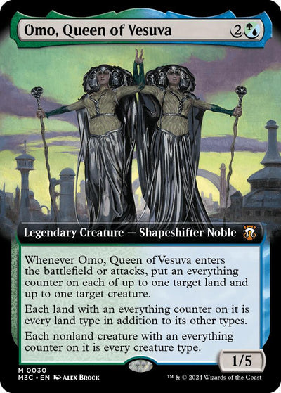 Omo, Queen of Vesuva (Extended Art) - 30 - (Commander: Modern Horizons 3)