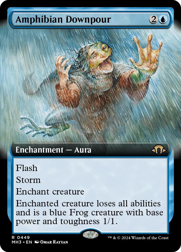 Amphibian Downpour (Extended Art) - 449 - (Modern Horizons 3)