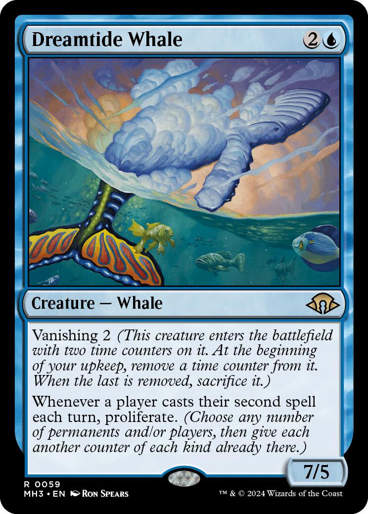 Dreamtide Whale - 59 - (Modern Horizons 3)