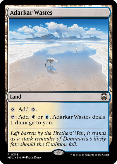 Adarkar Wastes - 316 - (Commander: Modern Horizons 3)
