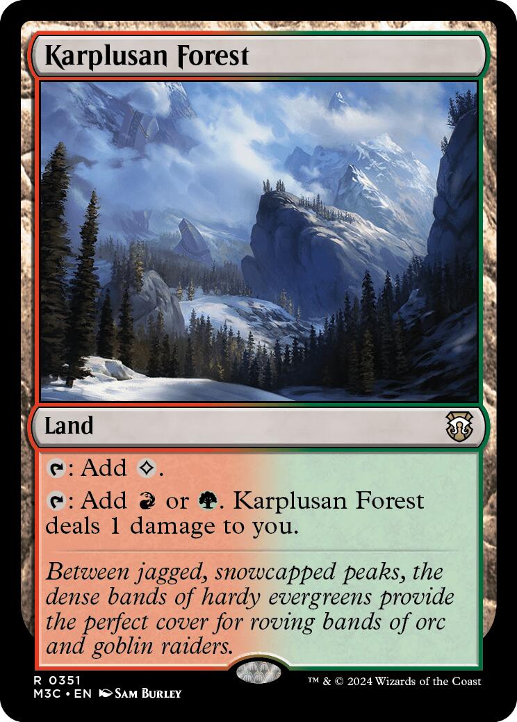 Karplusan Forest - 351 - (Commander: Modern Horizons 3)