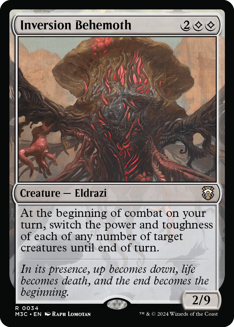 Inversion Behemoth - 34 - (Commander: Modern Horizons 3)