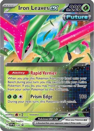 Iron Leaves ex (128) - SV Scarlet & Violet Promo Cards Holofoil