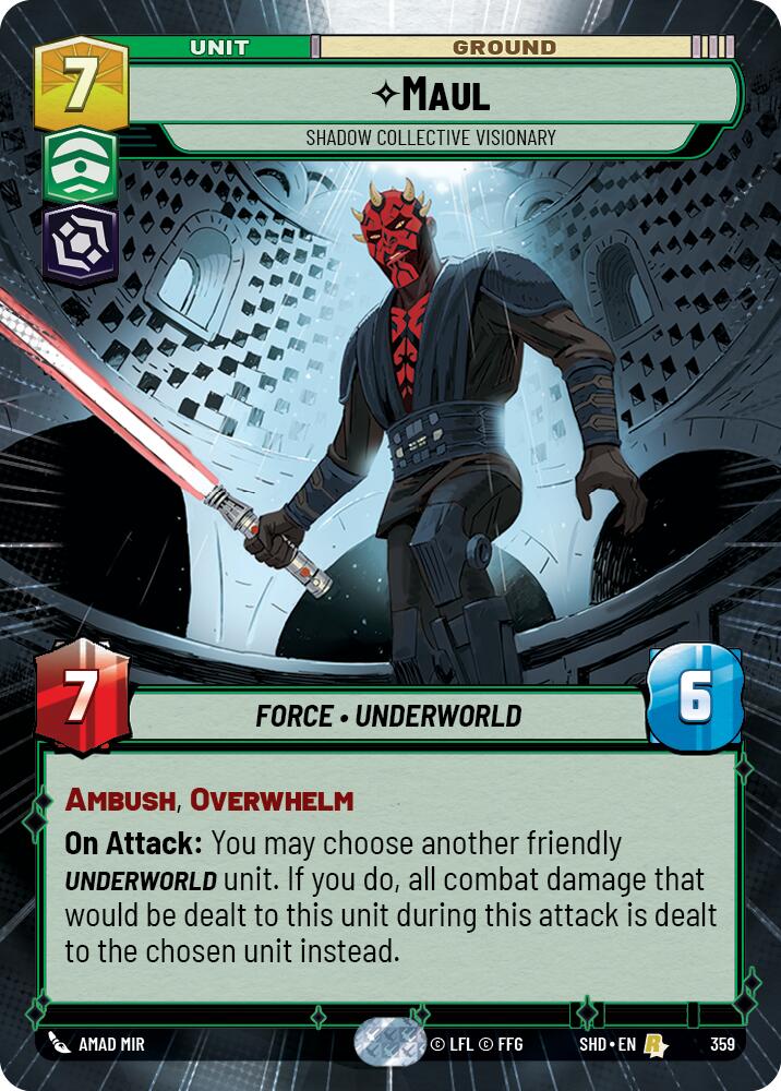 Maul - Shadow Collective Visionary (Hyperspace) - 359 - (Shadows of the Galaxy)