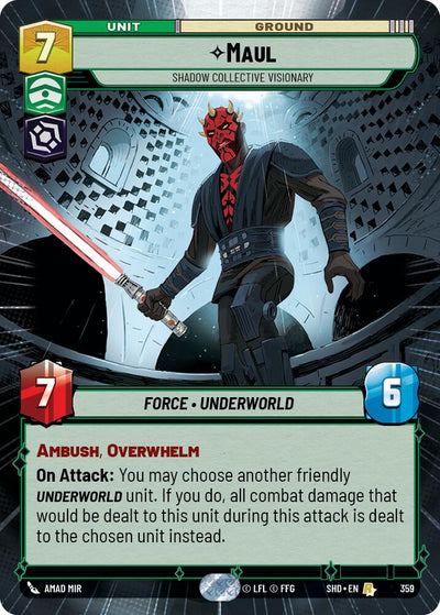 Maul - Shadow Collective Visionary (Hyperspace) - 359 - (Shadows of the Galaxy)