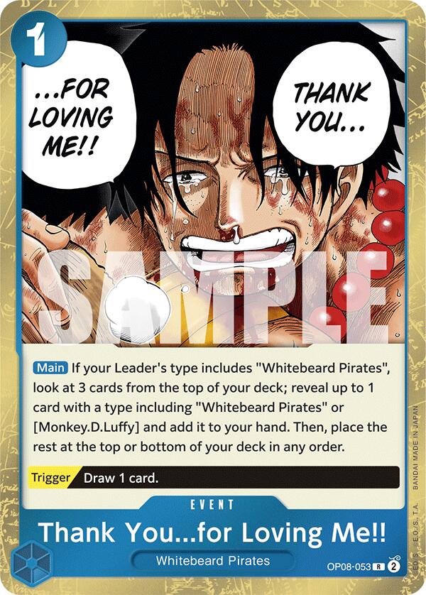 Thank You...for Loving Me!! - OP08-053 - (Two Legends)