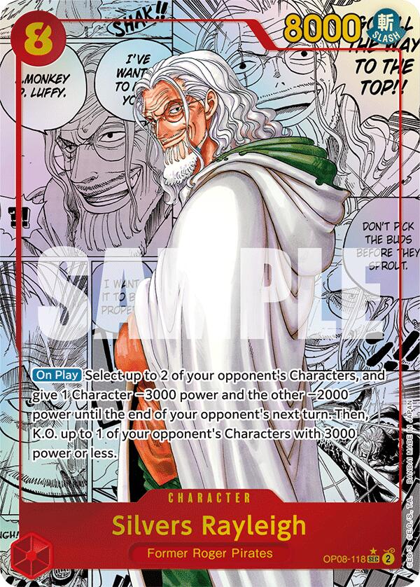 Silvers Rayleigh (Parallel) (Manga) - OP08-118 - (Two Legends)