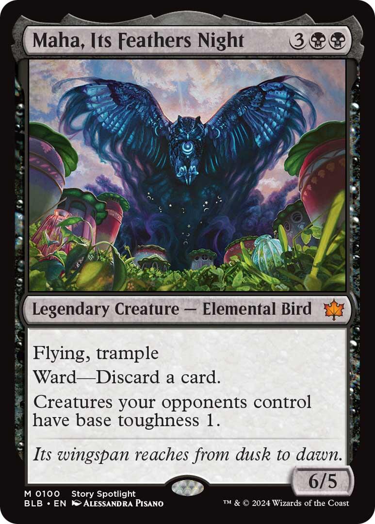 Maha, Its Feathers Night - 100 - (Bloomburrow)