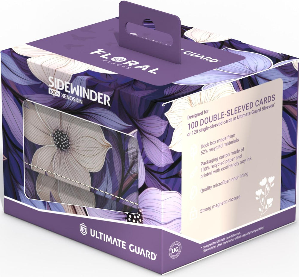 Ultimate Guard Sidewinder XenoSkin Floral Deck Case - 100+ - Moonlit Glen