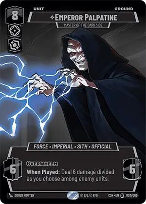 Emperor Palpatine - Master of the Dark Side - 003/006 - (2024 Convention Exclusive)