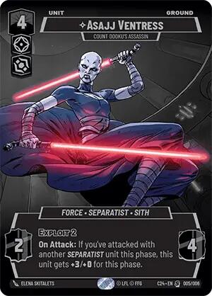 Asajj Ventress - Count Dooku's Assassin - 005/006 - (2024 Convention Exclusive)