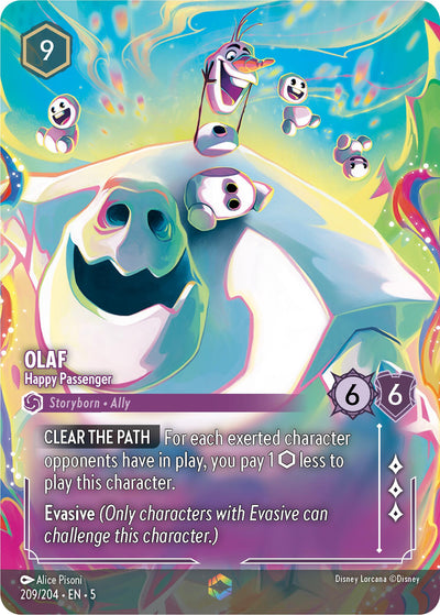 Olaf - Happy Passenger (Enchanted) - 209/204 - (Shimmering Skies)