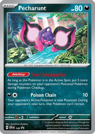 Pecharunt 149 Sv Scarlet Violet Promo Cards Holofoil