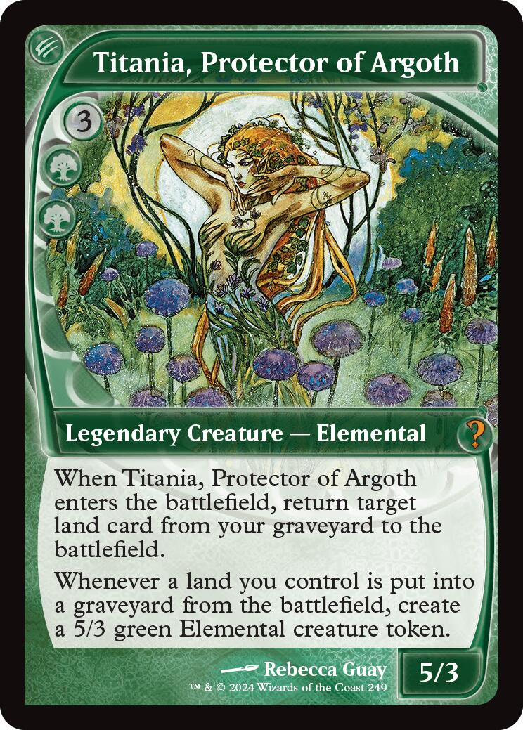 Titania, Protector of Argoth (Future Sight) - 249 - (Mystery Booster 2)