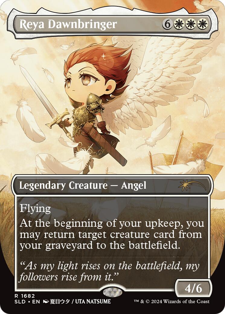 Reya Dawnbringer (Rainbow Foil) - 1682 - (Secret Lair Drop Series)