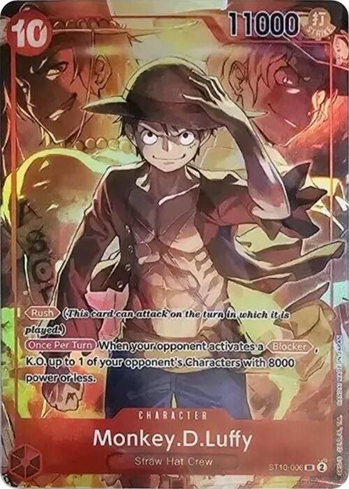 Monkey.D.Luffy (Treasure Booster Set) - ST10-006 - (One Piece Promotion Cards)