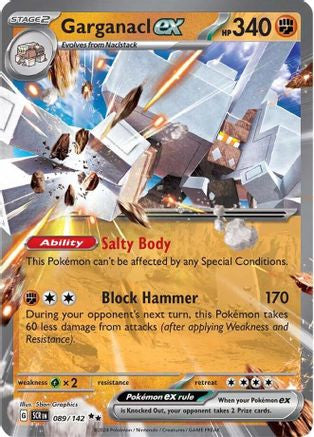 Garganacl Ex 89 Sv07 Stellar Crown Holofoil